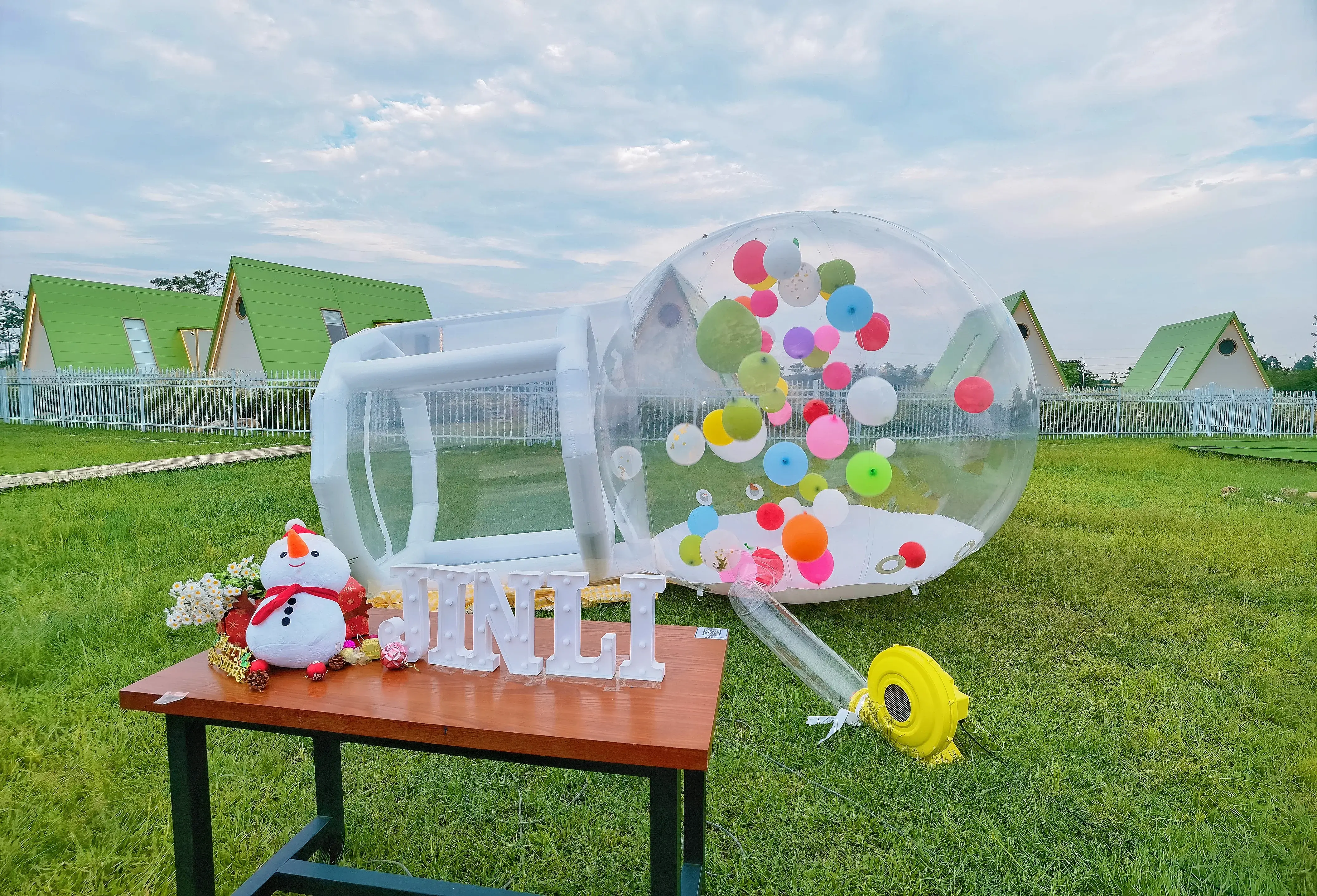Balloon Inflatable Bubble House Party Bouncer Rentals Winnipeg Manitoba