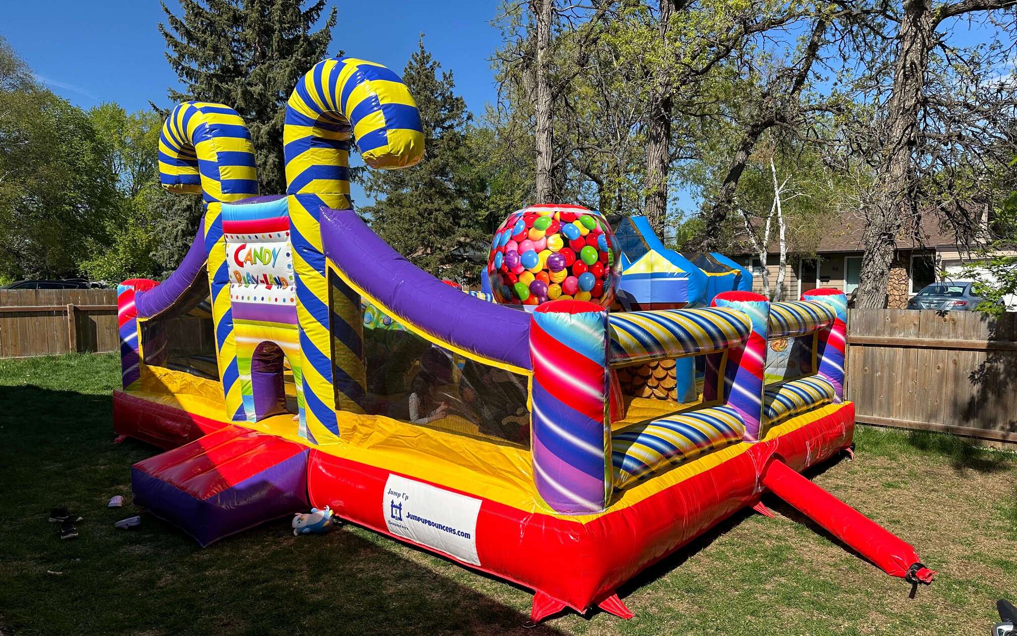 Candyland Park Bounce House Party rentals Winnipeg Manitoba