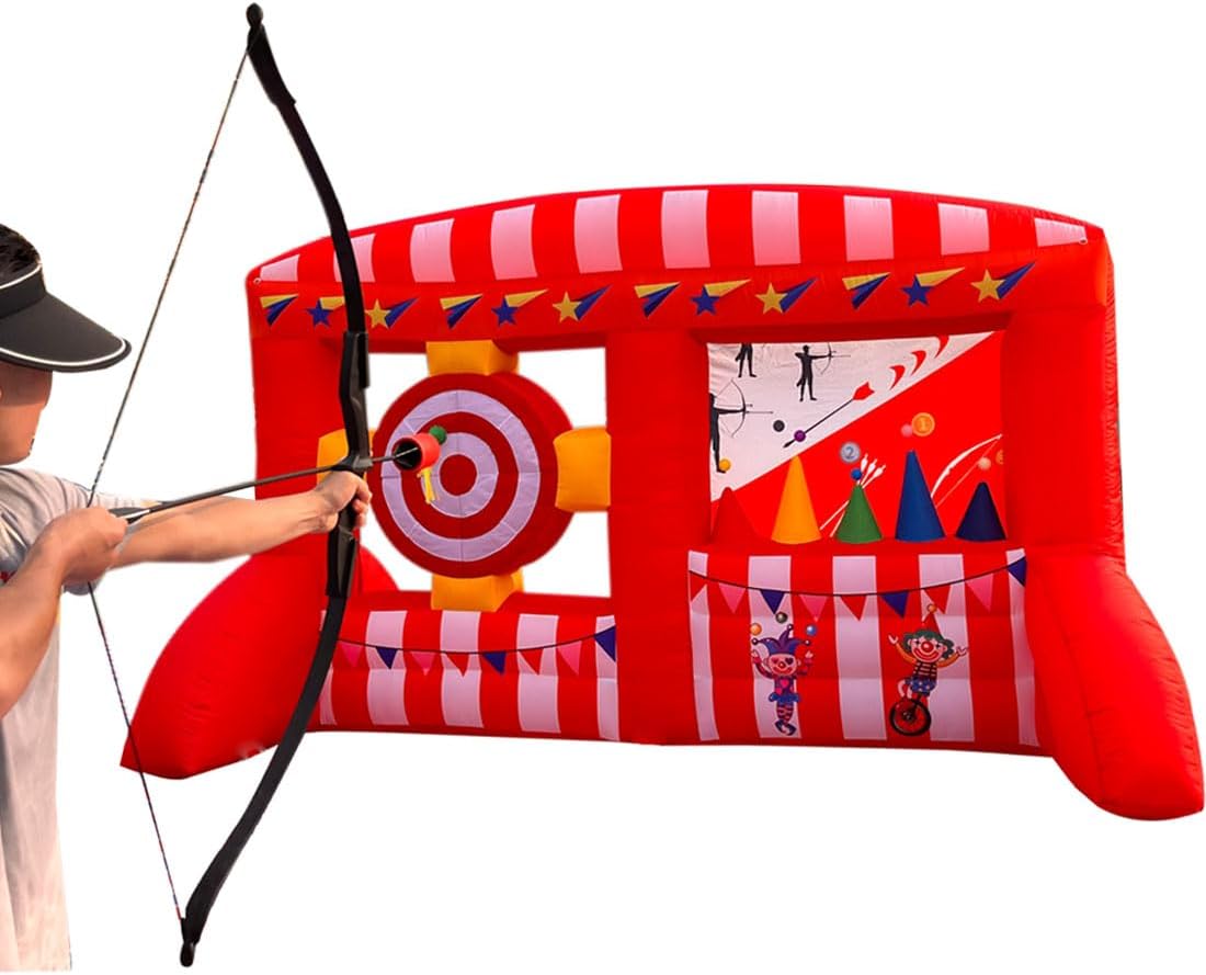 Inflatable Archery + Dart Range Party Game rentals Winnipeg Manitoba