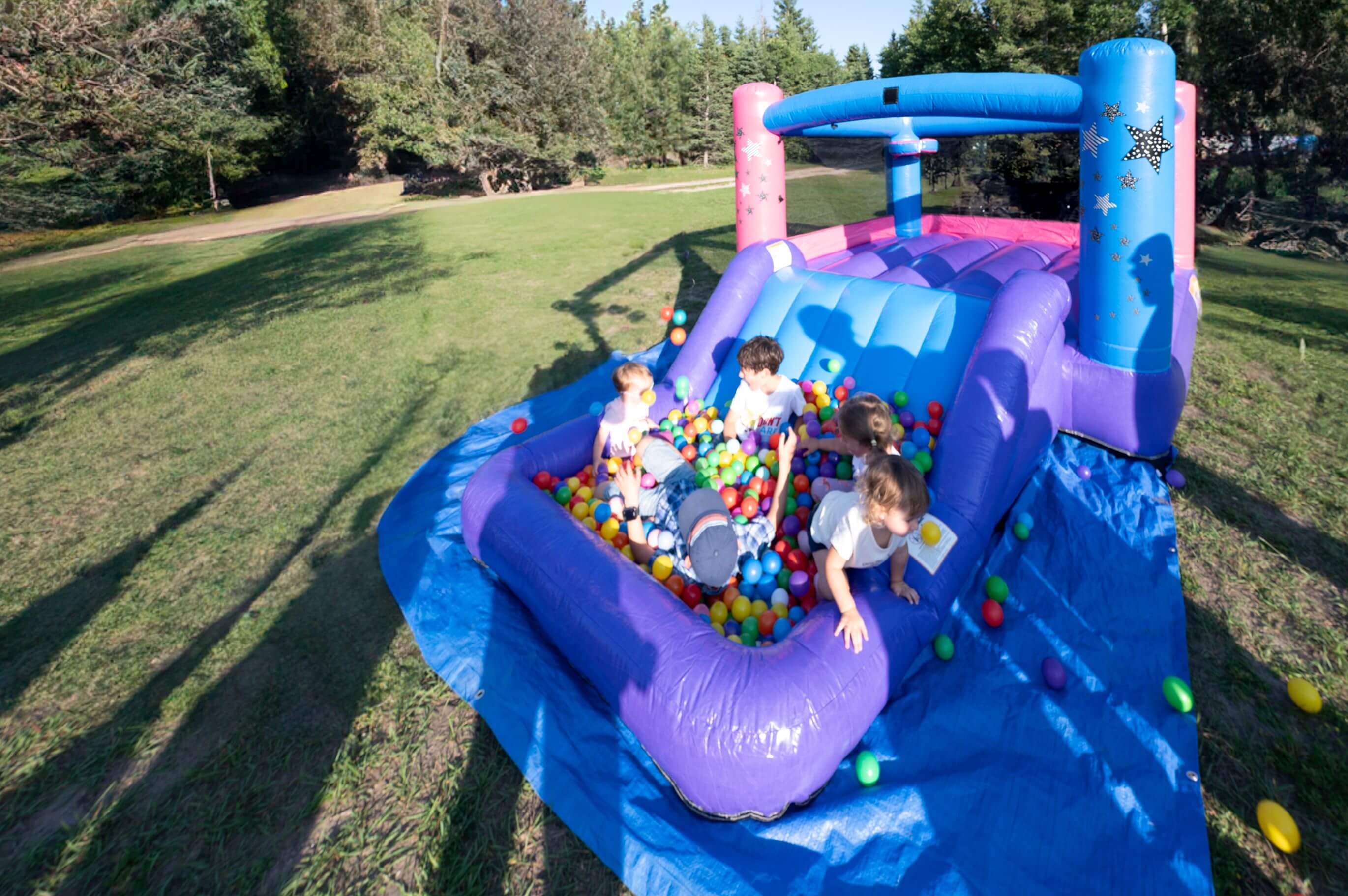Little Star Bouncer with Slide party rentals Winnipeg Manitoba