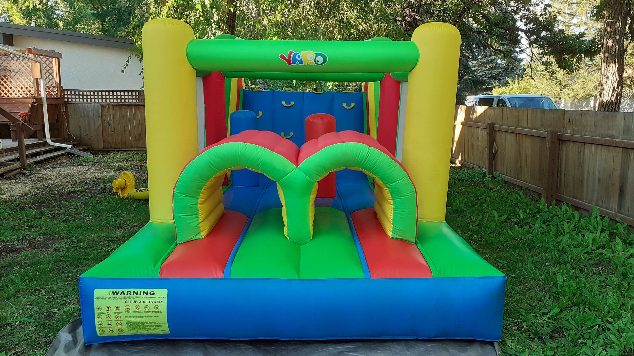 Obstacle Course 21' bouncer party rentals Winnipeg Manitoba