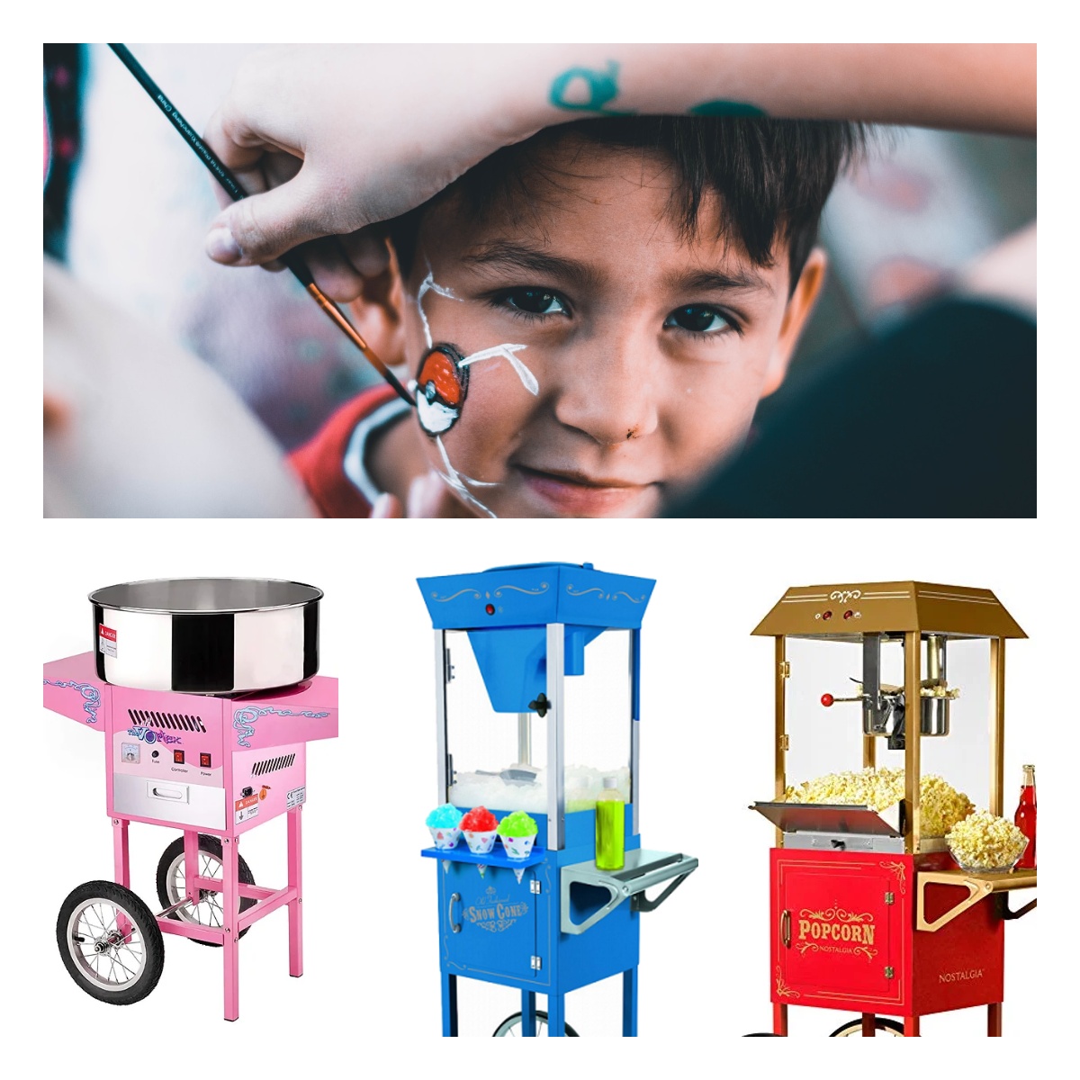 Jump Up Bouncers Bouncy castles, facepainting, cotton candy machines